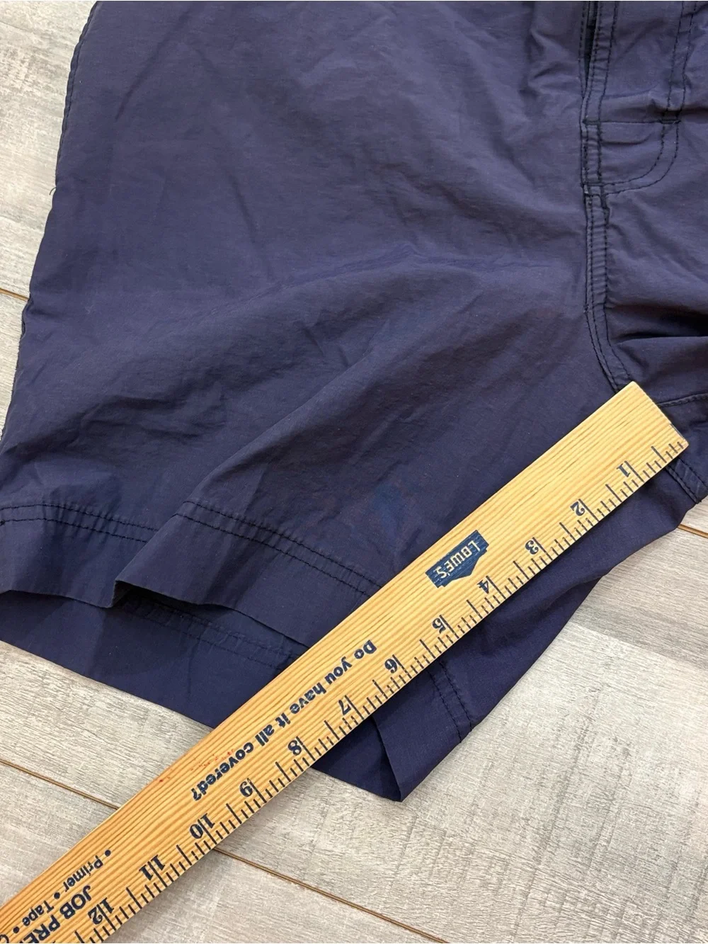 Tommy Hilfiger Mens Swim Trunks Size Small Board Shorts Spell Out Lined Blue